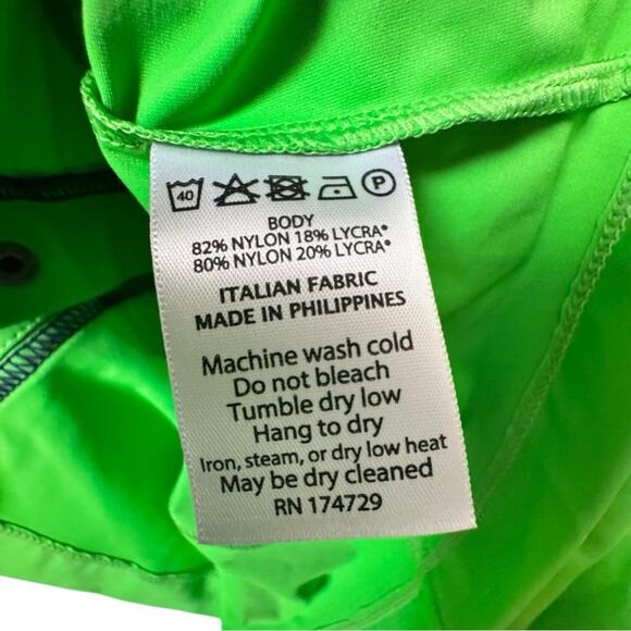 Kinona Golf & Life Green Sleeveless Button Down Shirt with Mandarin Collar Sz XS - Picture 6 of 8